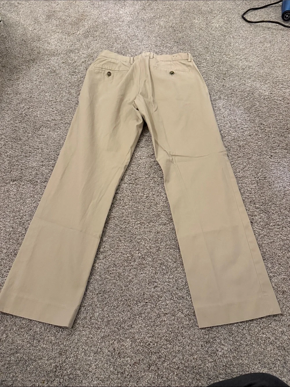 J. Crew Men's Khaki Chinos Light Tan Classic Fit 30x30 pants